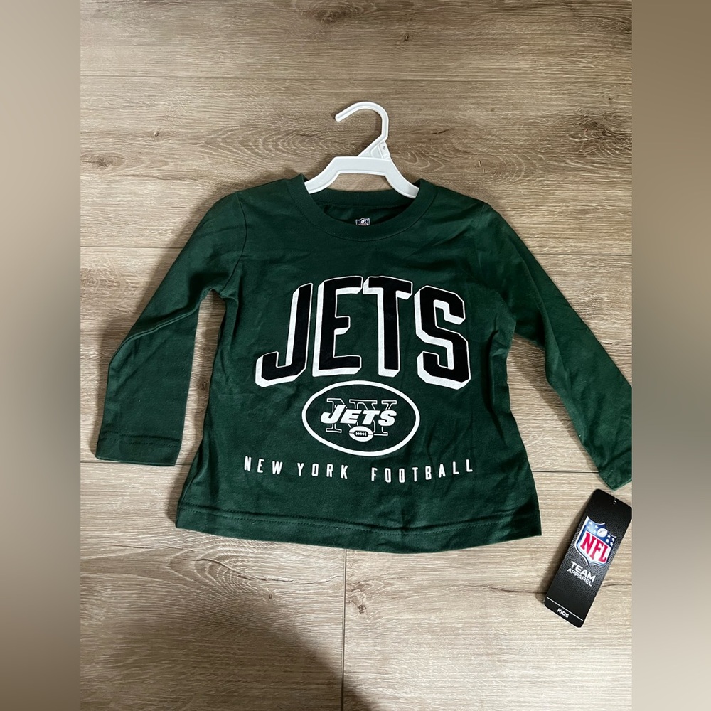 Kids Green New York Jets Long Sleeve Shirt